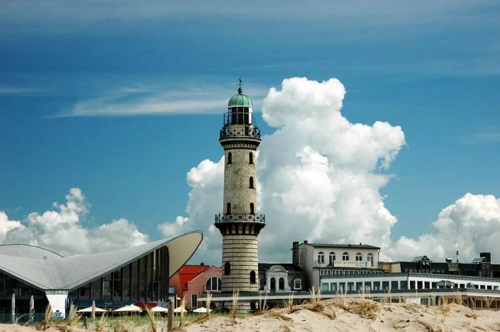 Best Beaches in Germany - Warnemünde lighthouse - Baltic Sea