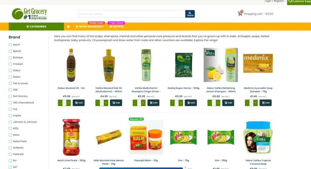 Indian Cosmetics in Germany