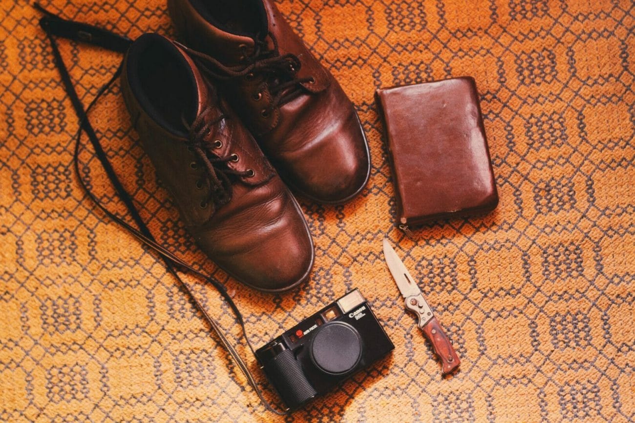 pair of brown leather shoes - Travel Packing List for Europe