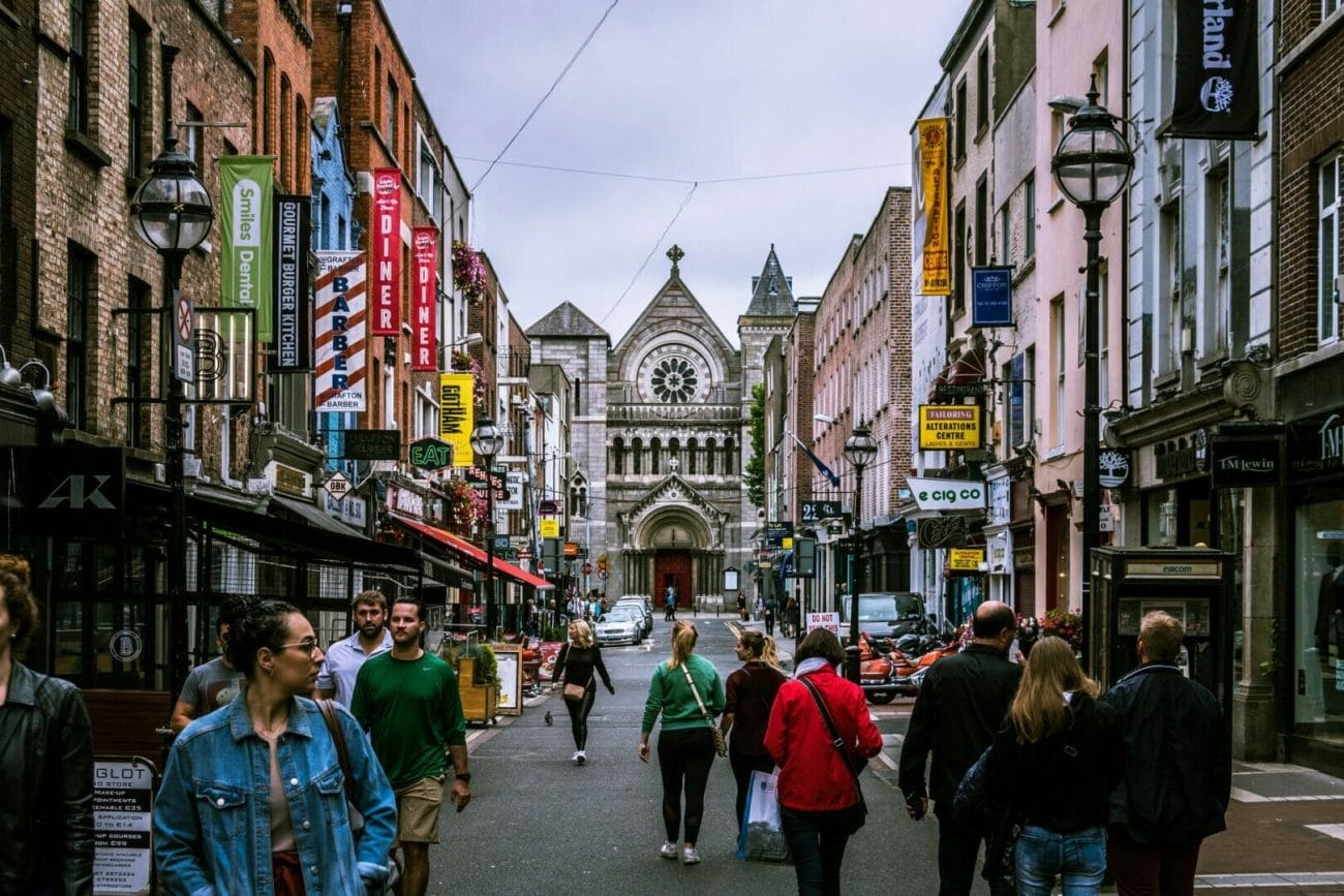 photo of people walking on street - Places to visit in Europe in Summer - Dublin Ireland