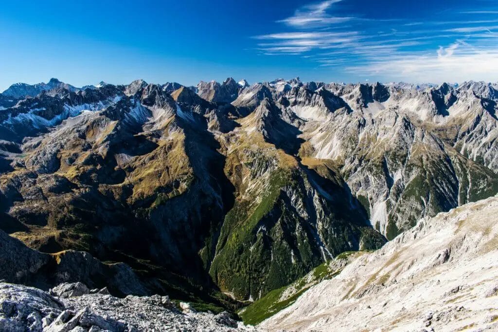 aerial photo of mountains - Mountains in Germany 