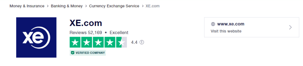 Xe Money Transfer Review