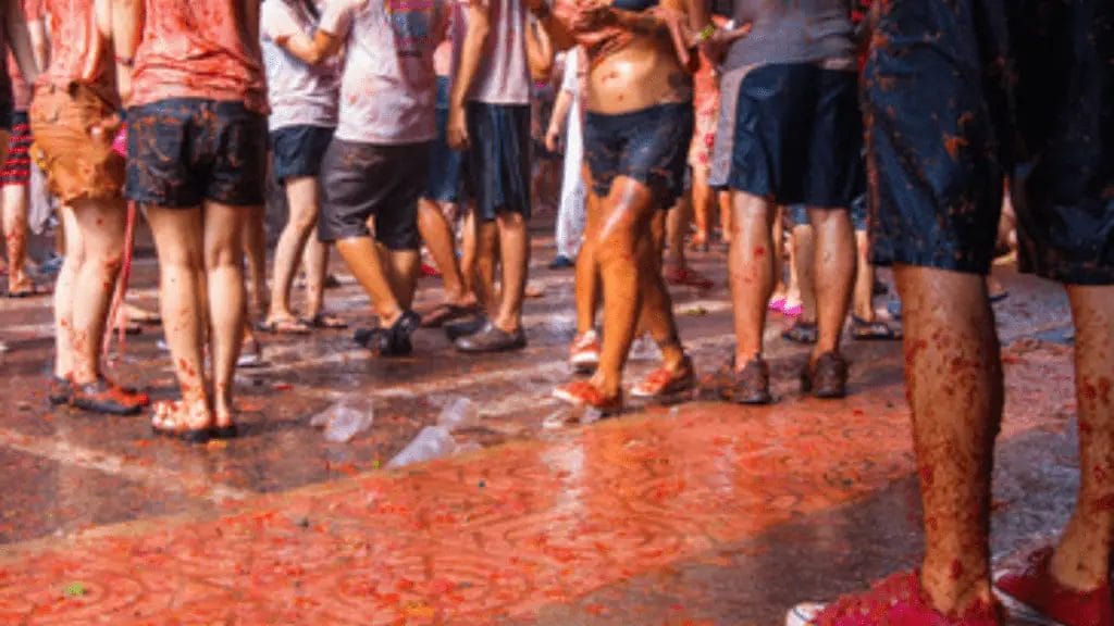 La Tomatina - Unusual Things to do in Valencia Spain
