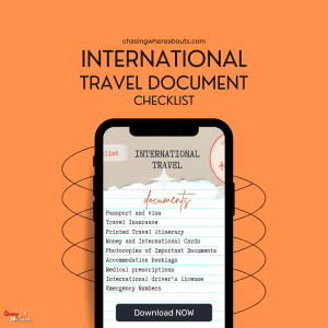 International Travel Document Checklist