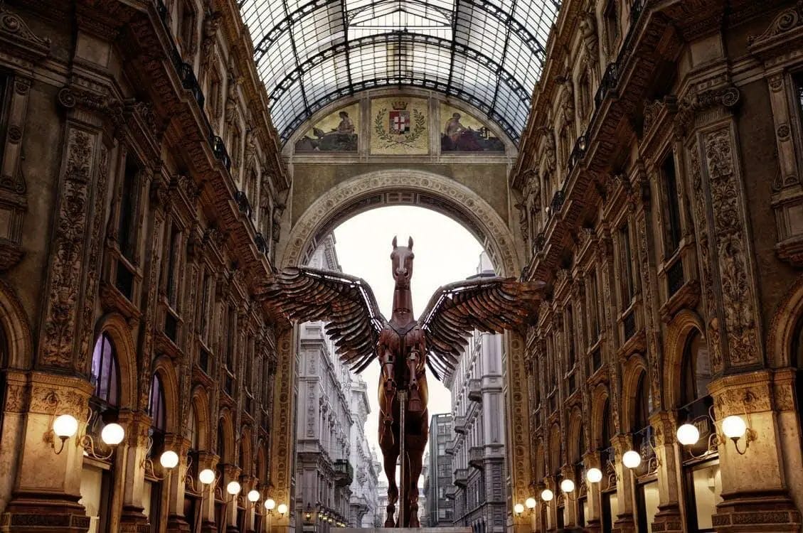Brown Horse Statue - Top Festivals and Events in Milan
