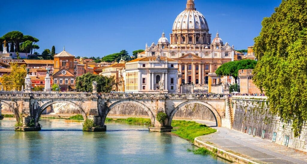 St. Peter's Basilica in Rome, Italy is a must-visit attraction for travel packages to Europe.