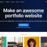 Homepage, portfolio website.