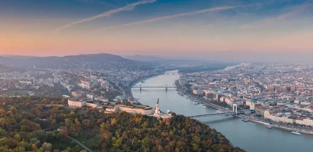Drone Laws in Budapest : Capture mesmerizing aerial footage of Budapest, Hungary at sunset, while adhering to the strict Drone Laws in Hungary. Embark on a breathtaking drone flight over this enchanting cityscape, ensuring compliance with